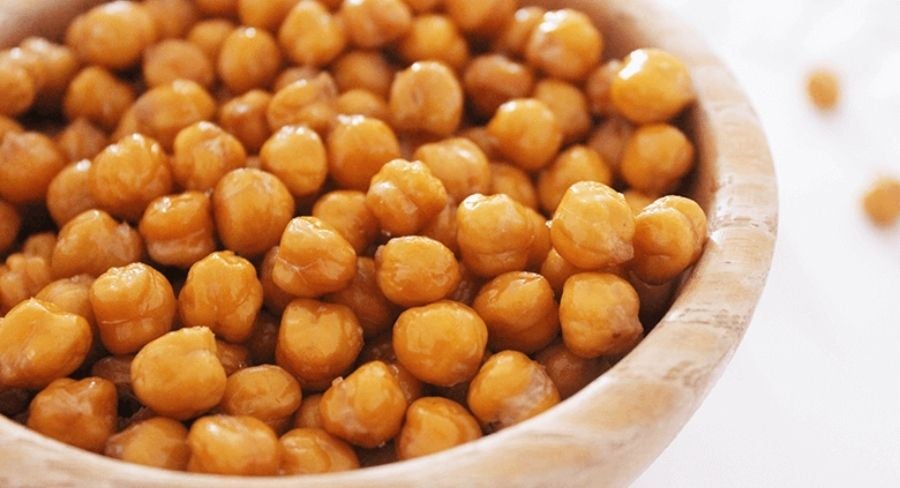 Snack saludable con garbanzos