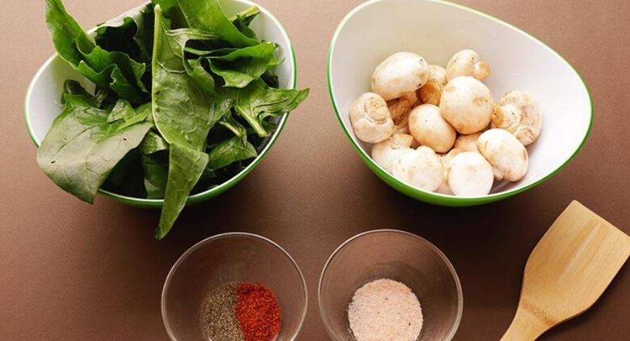 Ingredientes para hacer pollo vegano