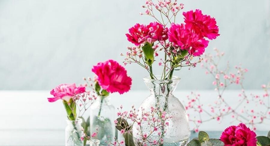 Decoración con flores