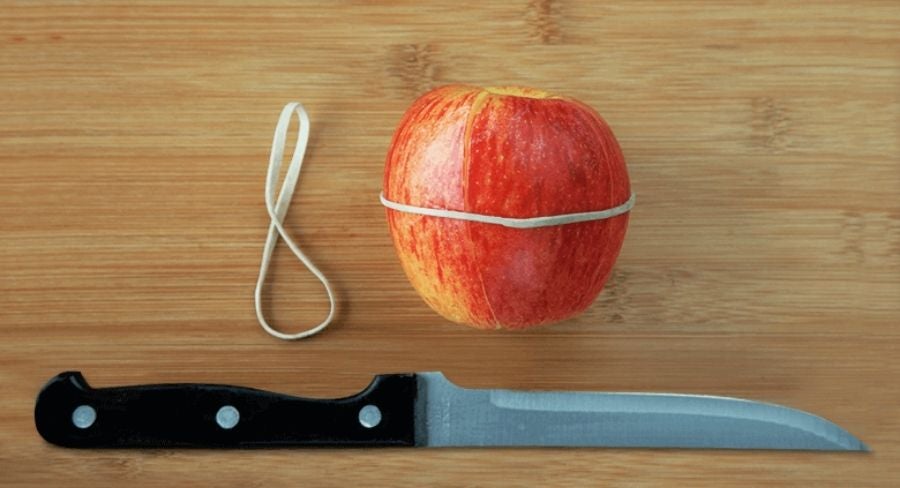 Tips para evitar que las manzanas se oxiden: manzana unida