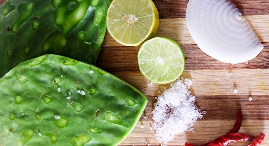 Ingredientes para preparar Nopal