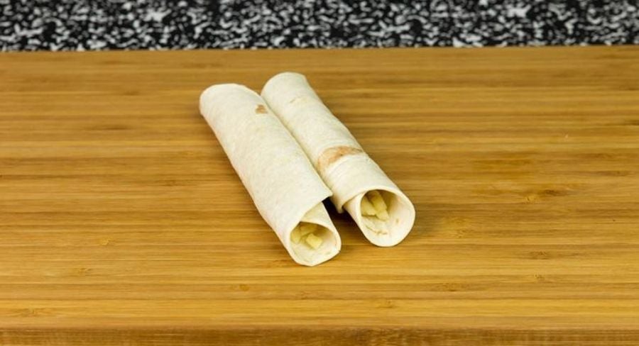 Paso a paso para preparar taquitos de manzana