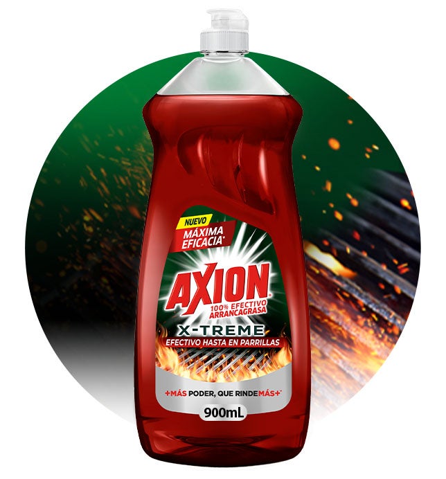 Lavatrastes líquido axion xtreme