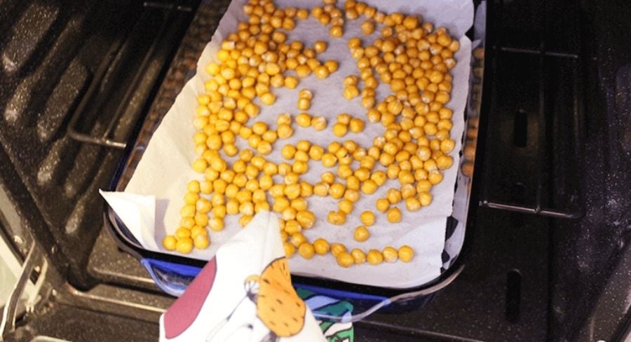 Paso a paso para preparar snacks saludables con garbanzos
