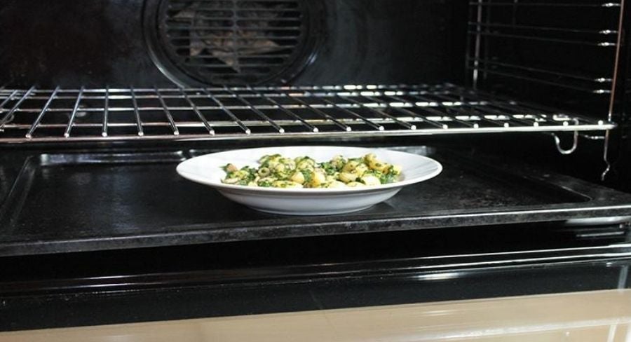 Plato en horno