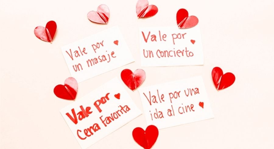 Regalos para el 14 de febrero: vales para pasar más tiempo juntos