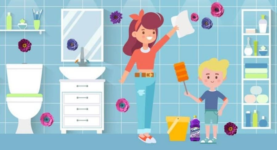 5 hábitos para mantener la casa organizada: limpia el baño