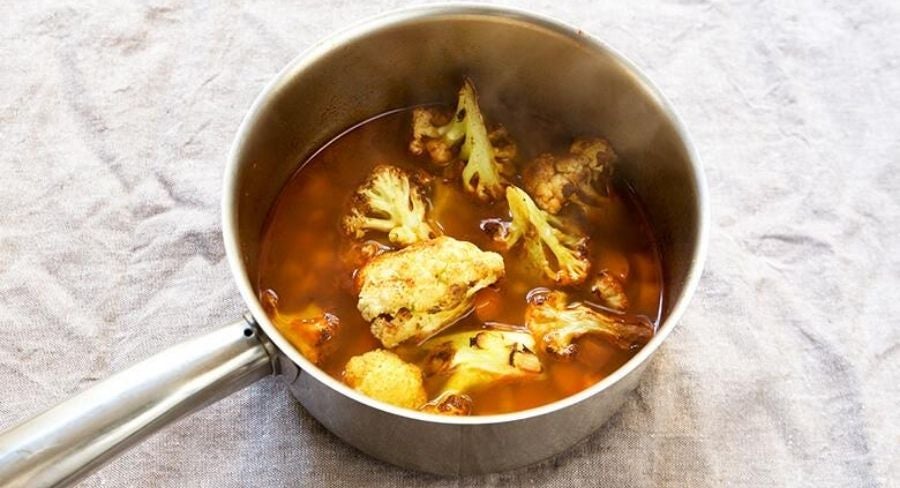 Consomé de verduras