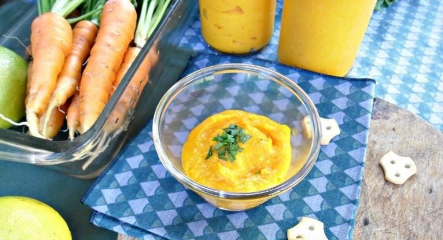 Mayonesa vegana de zanahorias