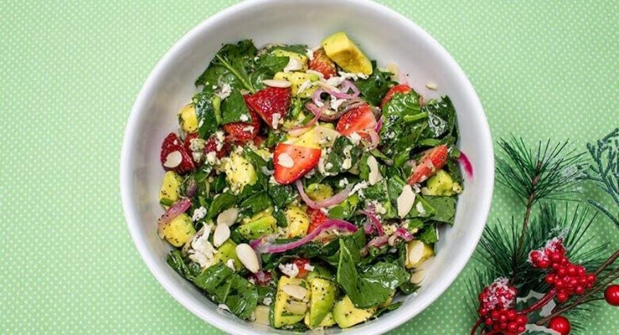 Ensalada para navidad
