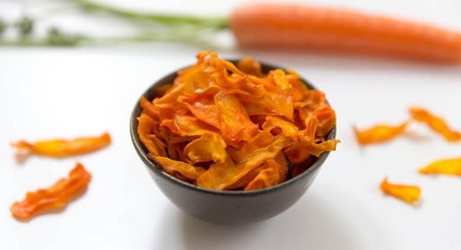 Chips de zanahoria