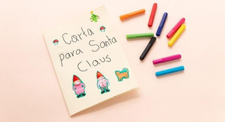 Carta de Santa Claus para los niños