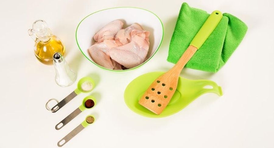 Ingredientes para preparar alitas de pollo caseras