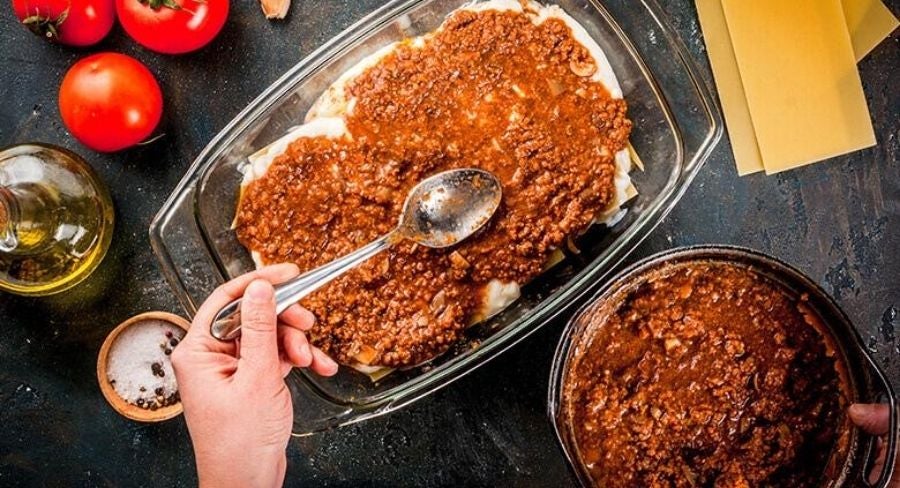 Paso a paso para preparar Lasaña de plátano