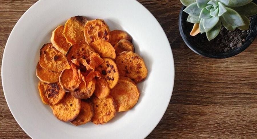 Chips de camote: procedimiento