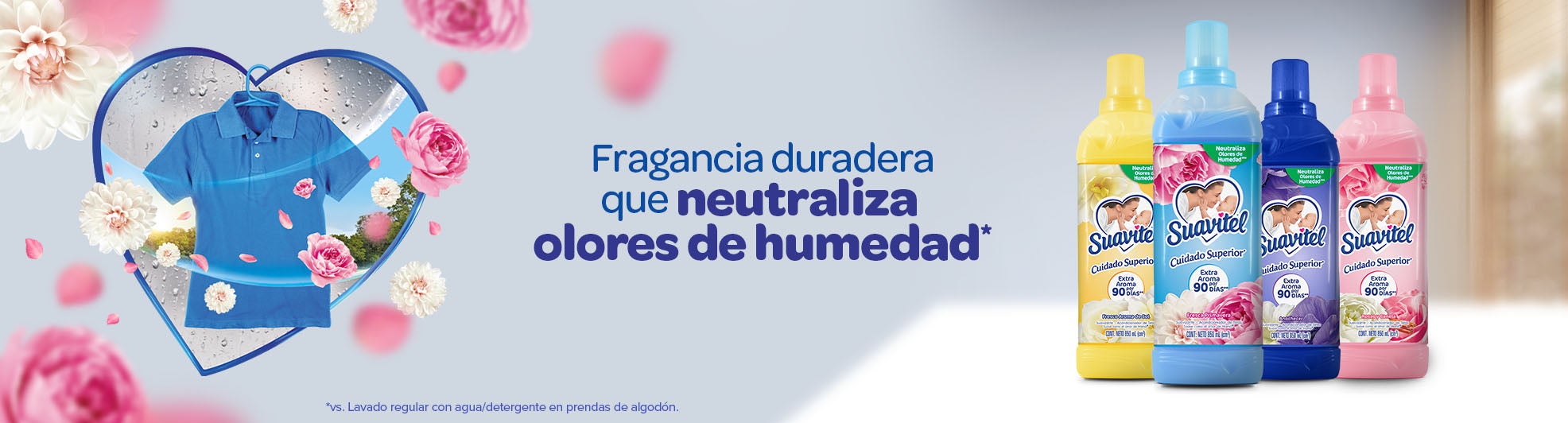 Descubre la fragancia durader que neutraliza olores de humedad | Suavitel