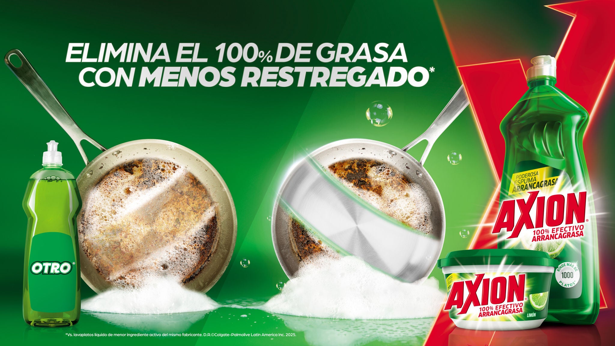 Es tu aliado perfecto para mantener una cocina impecable. Si rechina es Axion