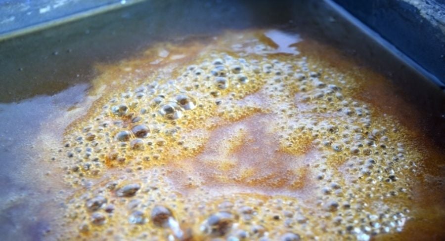 Paso a paso para hacer budín de pan con arándanos