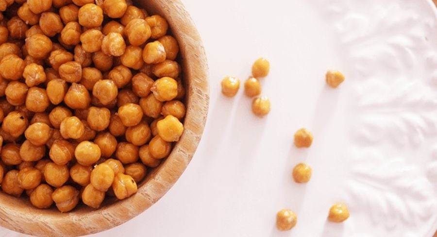 Snack saludable con garbanzos
