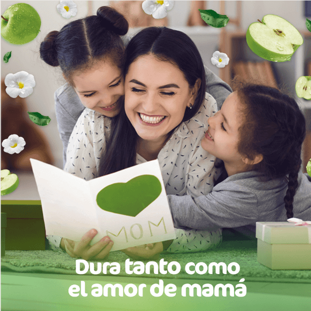 Suavitel Cuidado Suavitel Frescura de Manzana dura tanto como el amor de mamá 