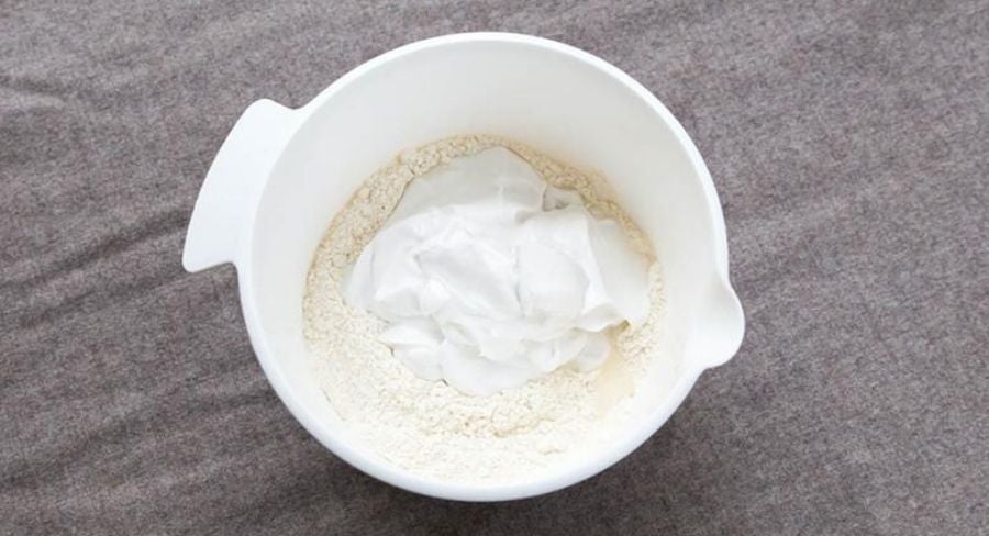 Bollos de coco para el desayuno: proceso