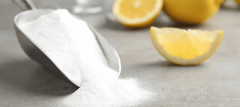 Bicarbonato de sodio y limón para lavar toallas