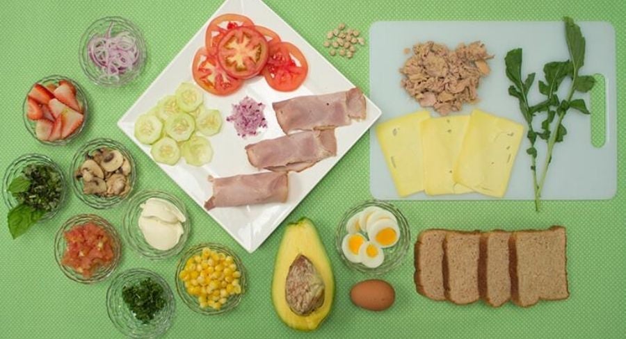 Ingredientes para preparar tostadas para cenas diferentes