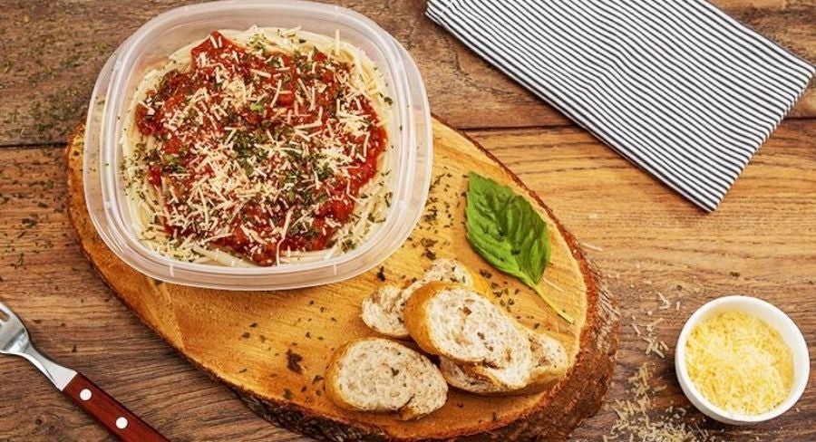 Receta de pasta para llevar al trabajo