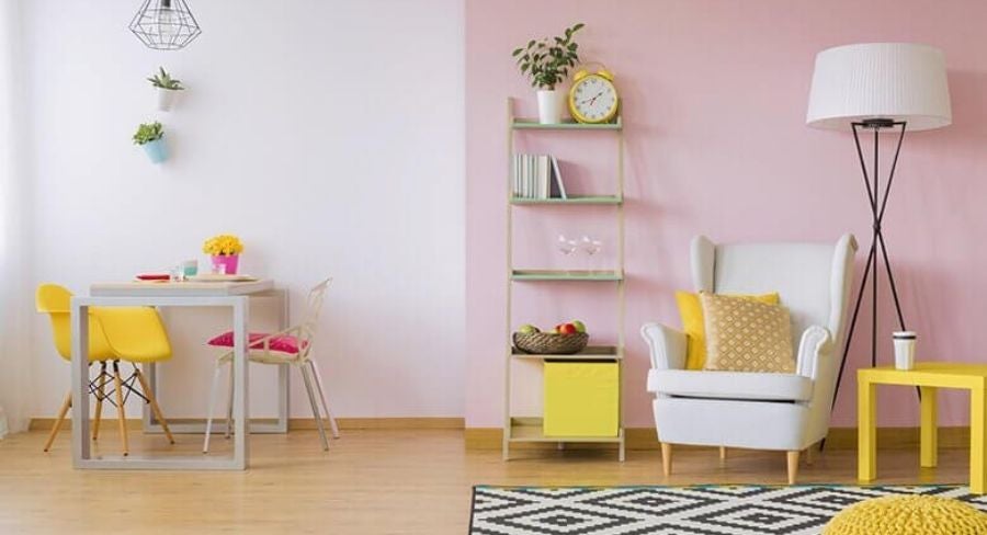 Ideas para pintar un cuarto: colores diferentes