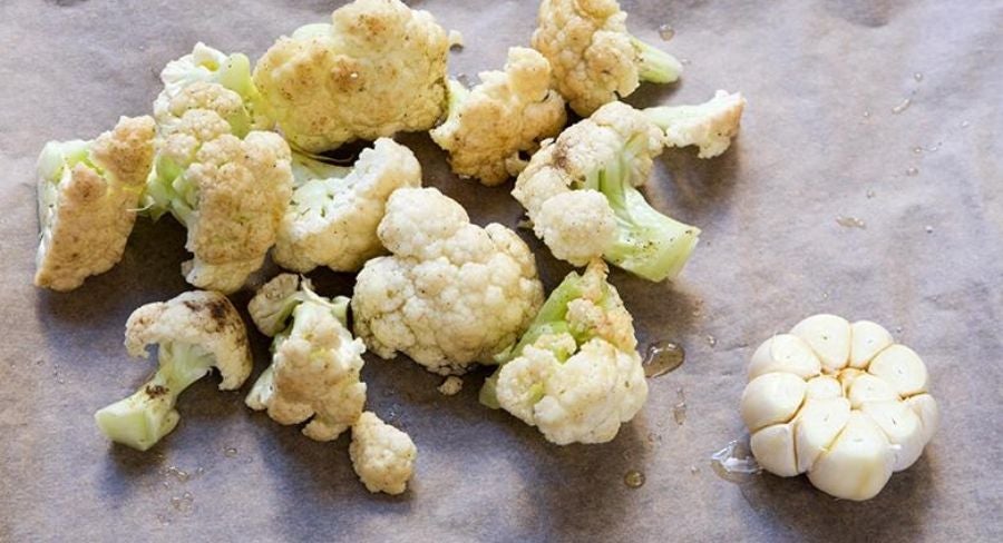 Coliflor horneados