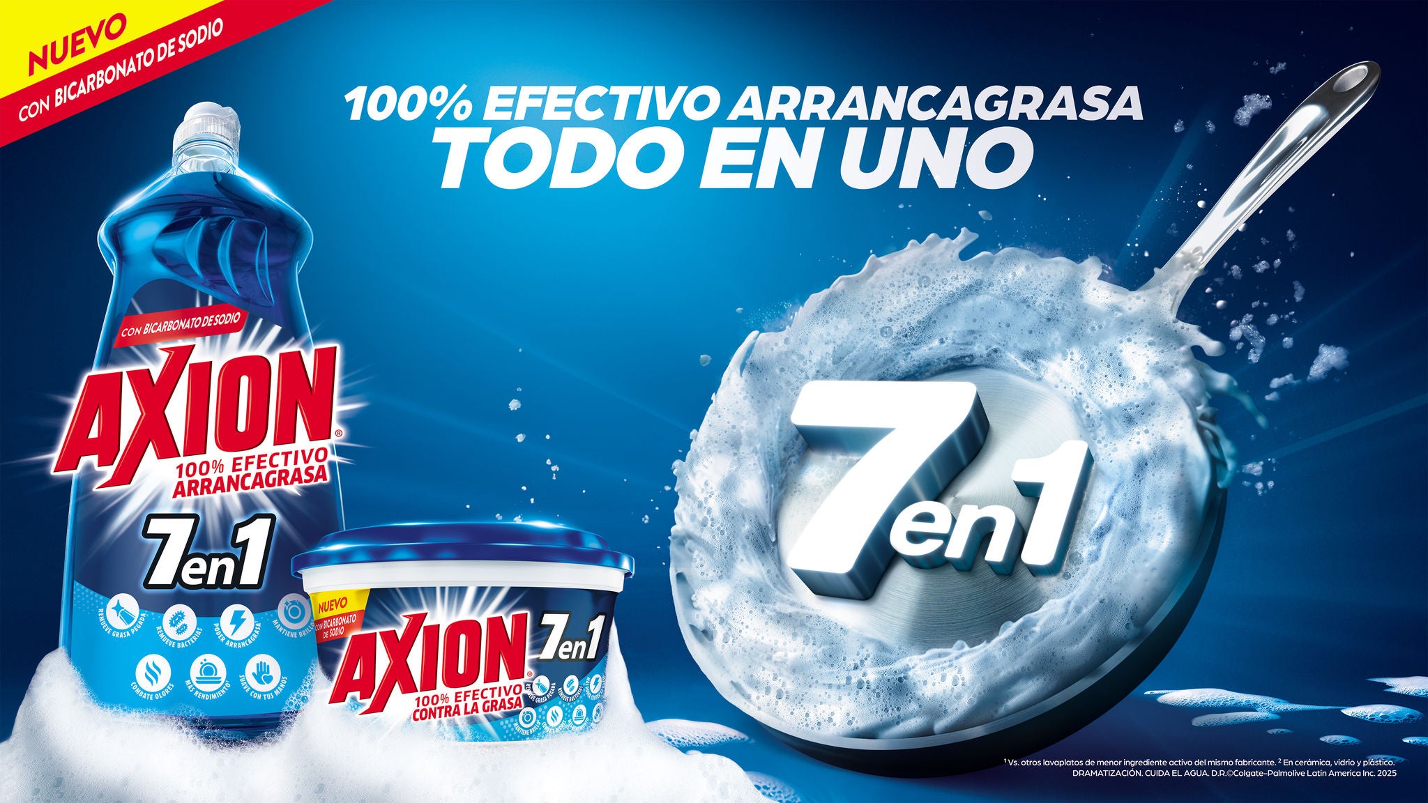 Poder arrancagrasa extremo que te ayuda a quitar el aceite más pegado
