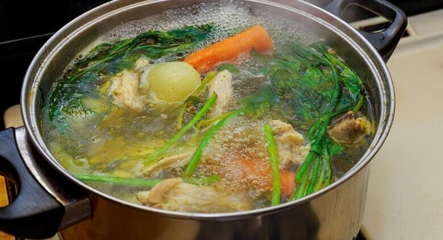 Métodos de coción de alimentos: hervir
