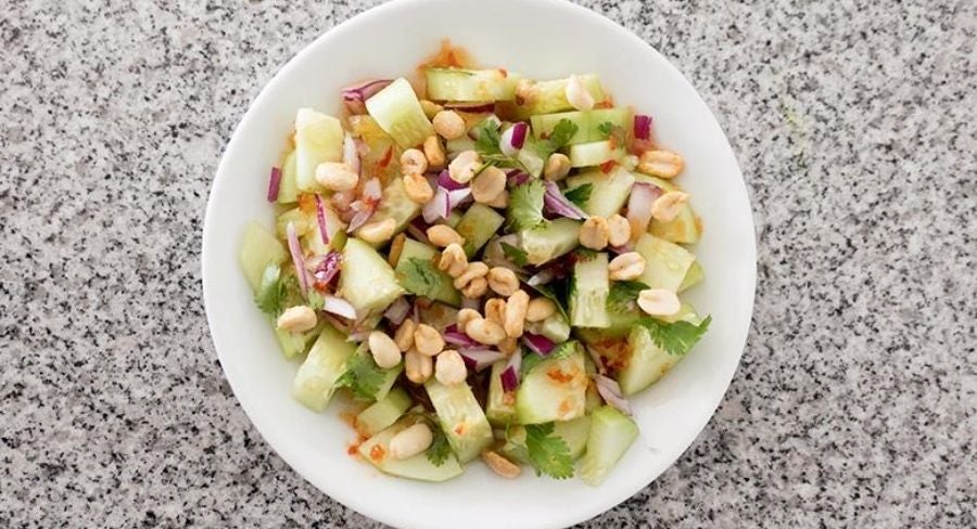 Ensalada tailandesa de pepino