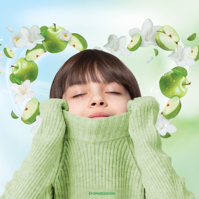 Su fórmula proporciona: suavidad irresistible, un planchado fácil y rápido, además de un agradable y duradero aroma