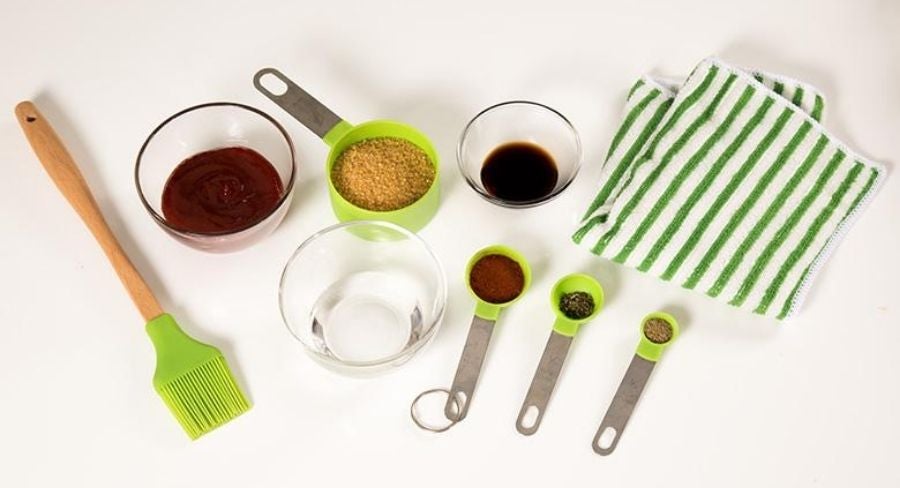 Ingredientes para preparar una salsa para alitas de pollo