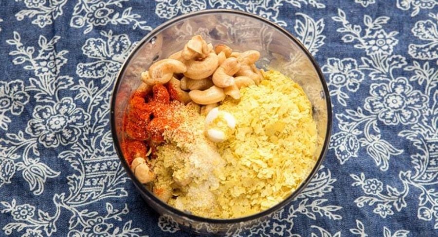 Paso a paso para preparar queso para nachos vegano