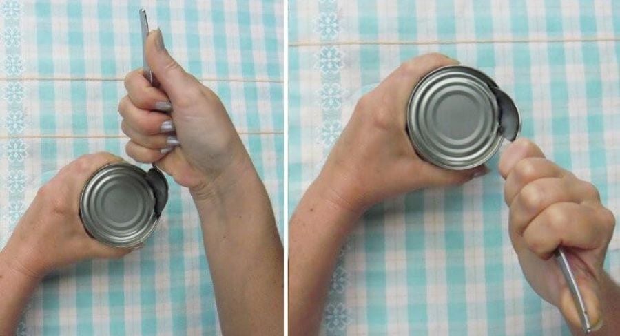 Cómo abrir una lata sin abrelatas